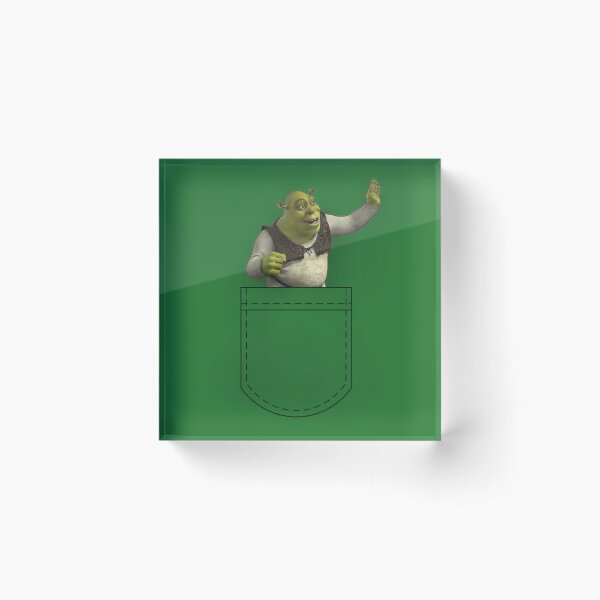 Item preview, Waving Pocket Shrek designed and sold by Vernen Ink.