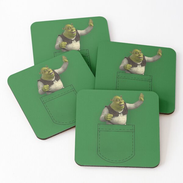Item preview, Waving Pocket Shrek designed and sold by Vernen Ink.