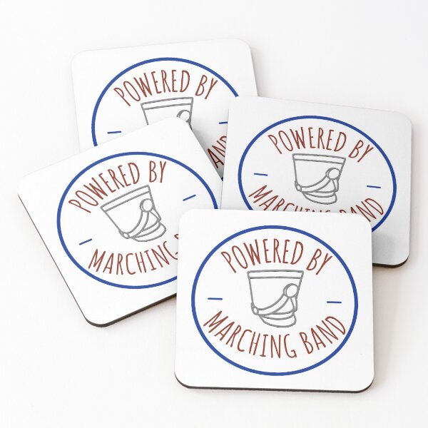 Item preview, Powered By Marching Band designed and sold by BandMomDesigns.