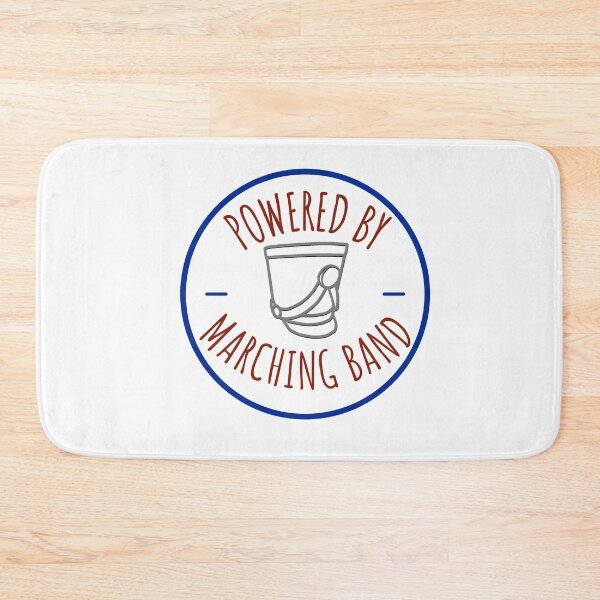 Item preview, Powered By Marching Band designed and sold by BandMomDesigns.