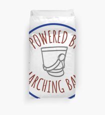 Powered By Marching Band Duvet Cover