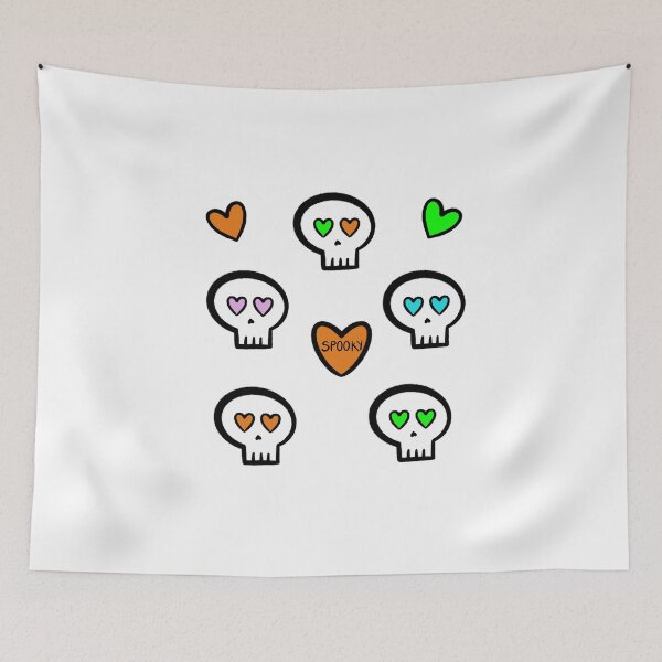 Item preview, Cute Spooky Skull Pals designed and sold by PlacidPower.