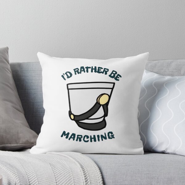 Item preview, Marching Band - I'd Rather Be Marching designed and sold by BandMomDesigns.