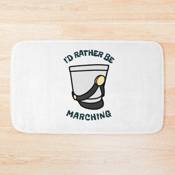 Item preview, Marching Band - I'd Rather Be Marching designed and sold by BandMomDesigns.