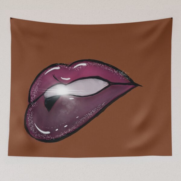 Item preview, Hot Lips Version 5 of 5 (Glow) designed and sold by ArtBecomesHer2.