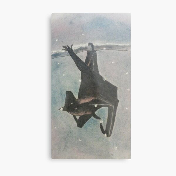 Batty Christmas Metal Print