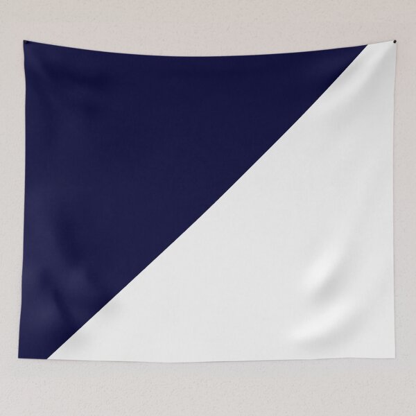 Item preview, Diagonal Navy Blue And White designed and sold by rewstudio.