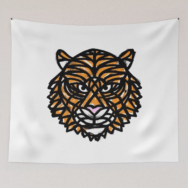 Item preview, Angry Tiger (Ink) designed and sold by mrmoustache.
