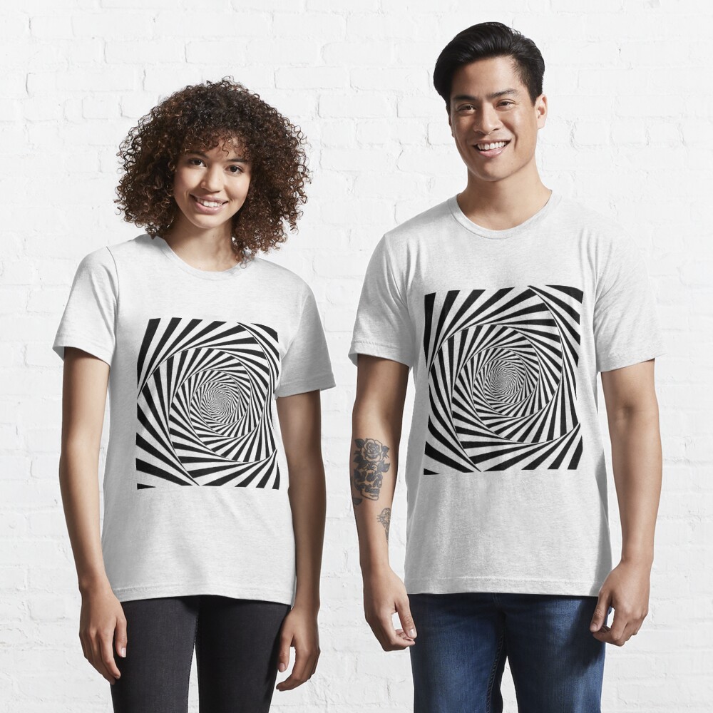 🍄 Optical Illusion, ssrco,slim_fit_t_shirt,two_model