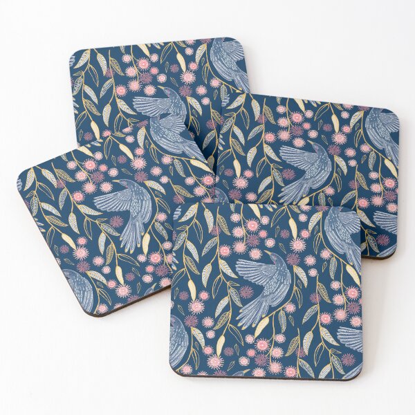 Item preview, Gum Flowers with Wattlebirds  designed and sold by illaberekdesign.