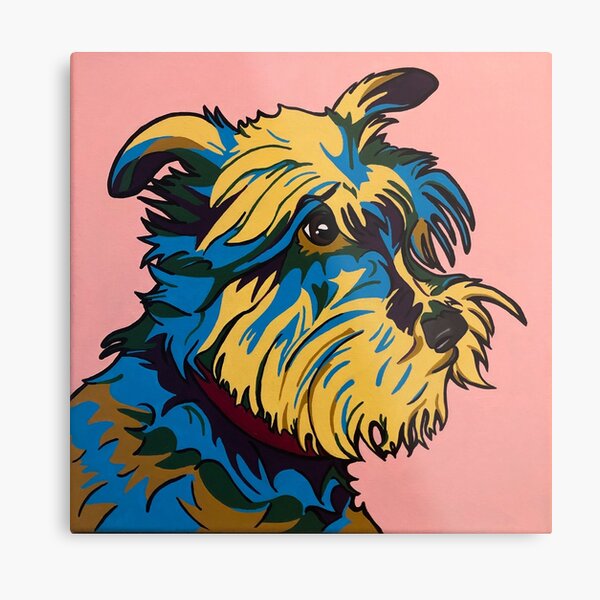 Sammy the Schnauzer Metal Print