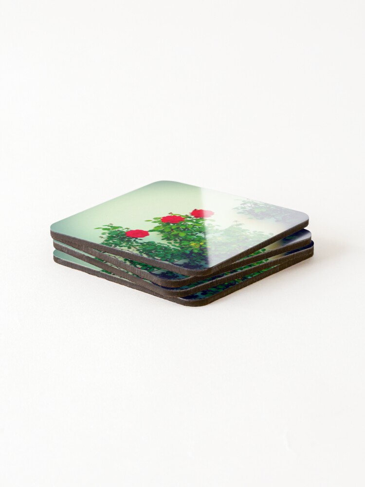 Thumbnail 4 of 5, Coasters (Set of 4), THREE ROSES designed and sold by Frogmuse.