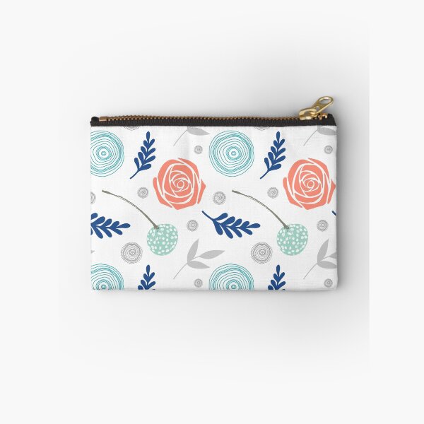Item preview, Blue coral grey floral designed and sold by dreamingmind.