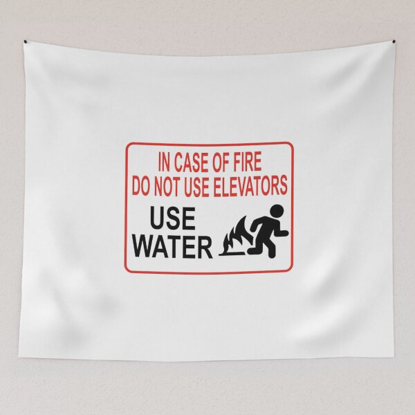 Item preview, Funny Fire Warning designed and sold by Rott515.