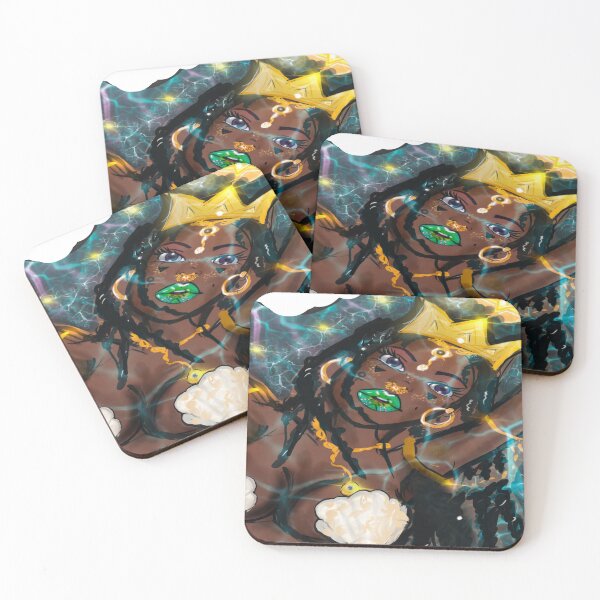 Item preview, Yemoja The Black Mermaid, Upclose and Powerful designed and sold by ArtBecomesHer2.