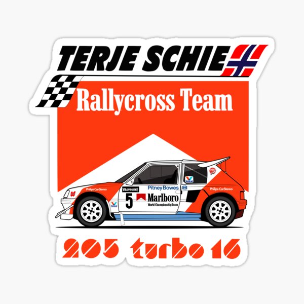 Tollemer Rallycross Legends Show Loheac 2019 Décals 1/43e Peugeot 205 T16 Ph 