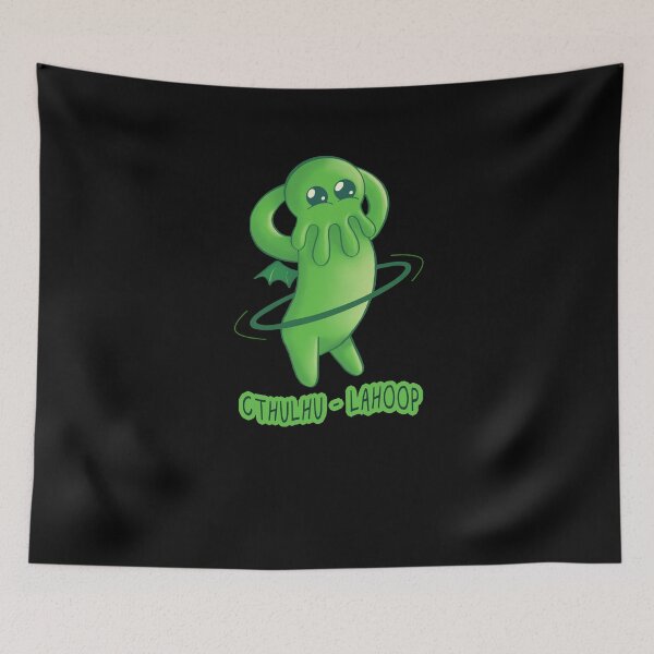 Item preview, Cthulhu-Lahoop- Cute HP Lovecraft Monster designed and sold by Merch-Tees.
