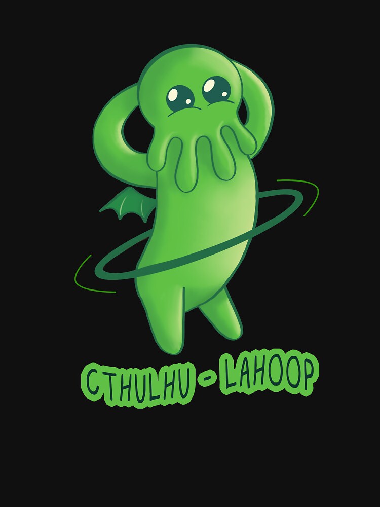 Cthulhu-Lahoop- Cute HP Lovecraft Monster by Merch-Tees
