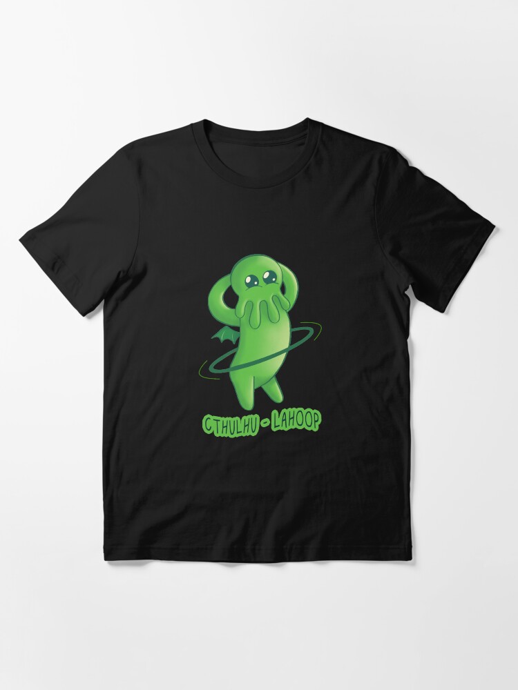 Alternate view of Cthulhu-Lahoop- Cute HP Lovecraft Monster Essential T-Shirt