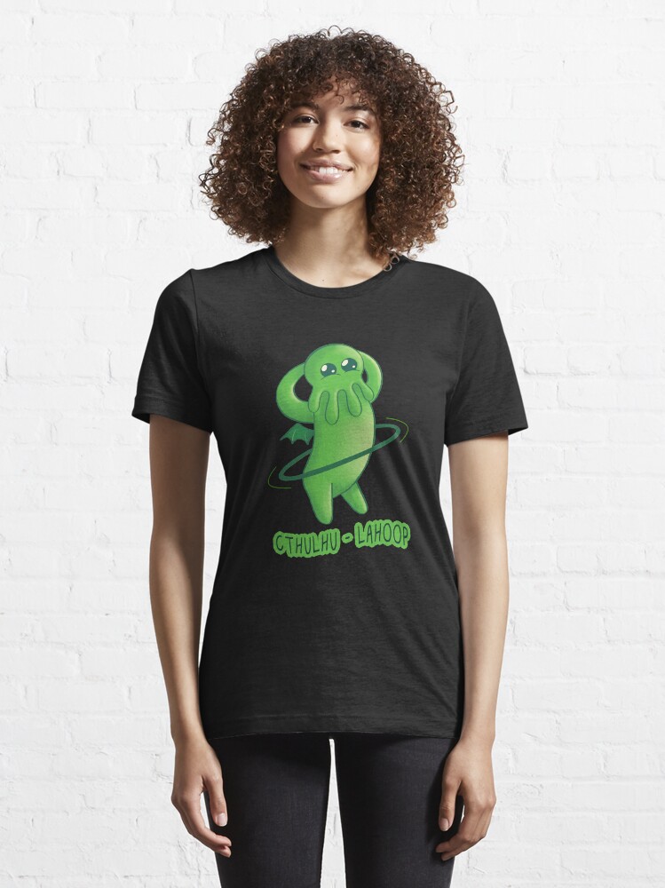 Alternate view of Cthulhu-Lahoop- Cute HP Lovecraft Monster Essential T-Shirt