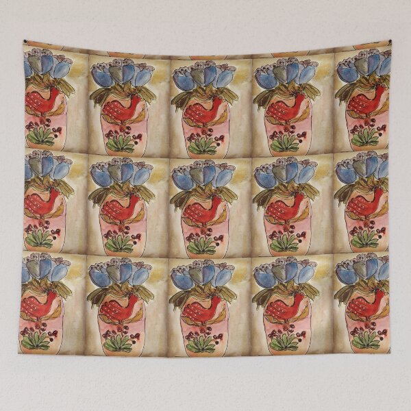 Item preview, Flowers and the Silly Bird designed and sold by Karen Tobin.
