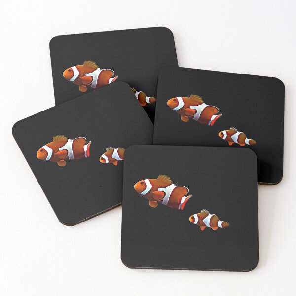 Item preview, ClownFish Pair swimming designed and sold by AngryOcean.