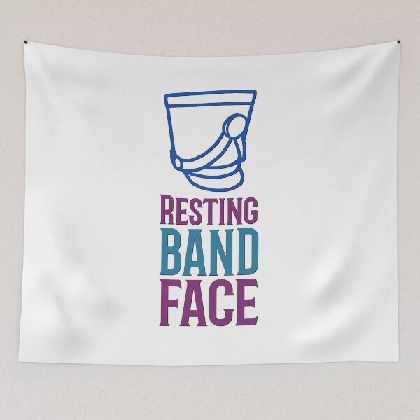 Item preview, Marching Band - Resting Band Face designed and sold by BandMomDesigns.