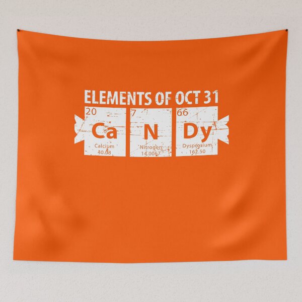 Item preview, Elements of 31 October Periodic Table Halloween designed and sold by deichmonster.
