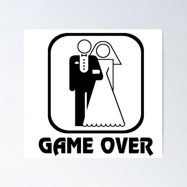 Marriage Game Over, Marriage, bride, event, game over, gameover, groom,  iCreate, HD phone wallpaper