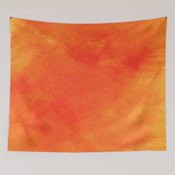 Item preview, Pure Sunshine Orange and Yellow Abstract Watercolour designed and sold by itsjensworld.