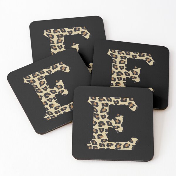 Item preview, Letter E Leopard Cheetah Monogram Initial designed and sold by SqueakyRicardo.