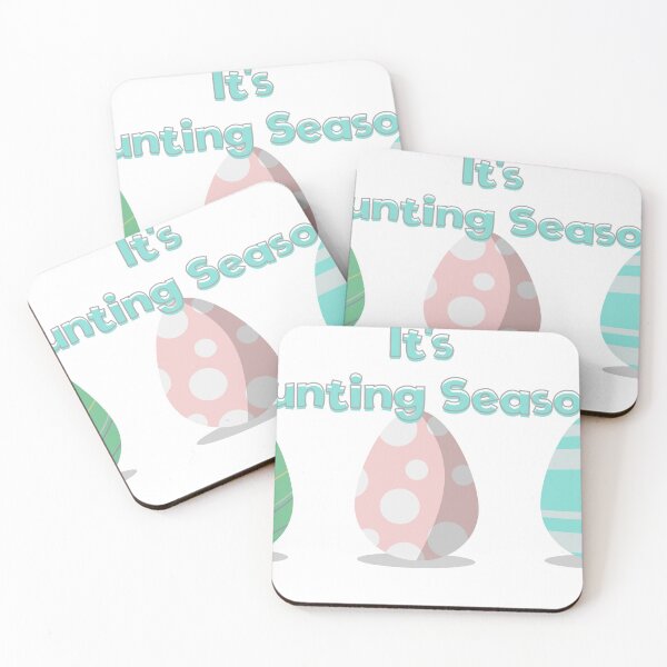 Item preview, Its Hunting Season - Easter Egg Pun in pastel colors  designed and sold by mkopka.
