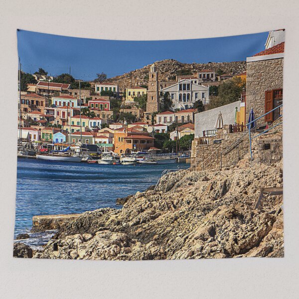 Item preview, The rocky shore at Nimborio designed and sold by tomg.
