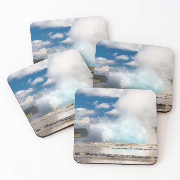 Item preview, Blue Bubble on Great Fountain Geyser, Yellowstone National Park designed and sold by AvocaSpring.