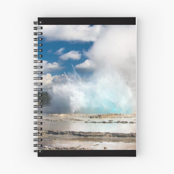 Item preview, Blue Bubble on Great Fountain Geyser, Yellowstone National Park designed and sold by AvocaSpring.