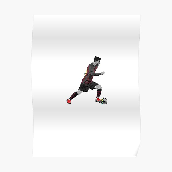 Messi dribble Poster