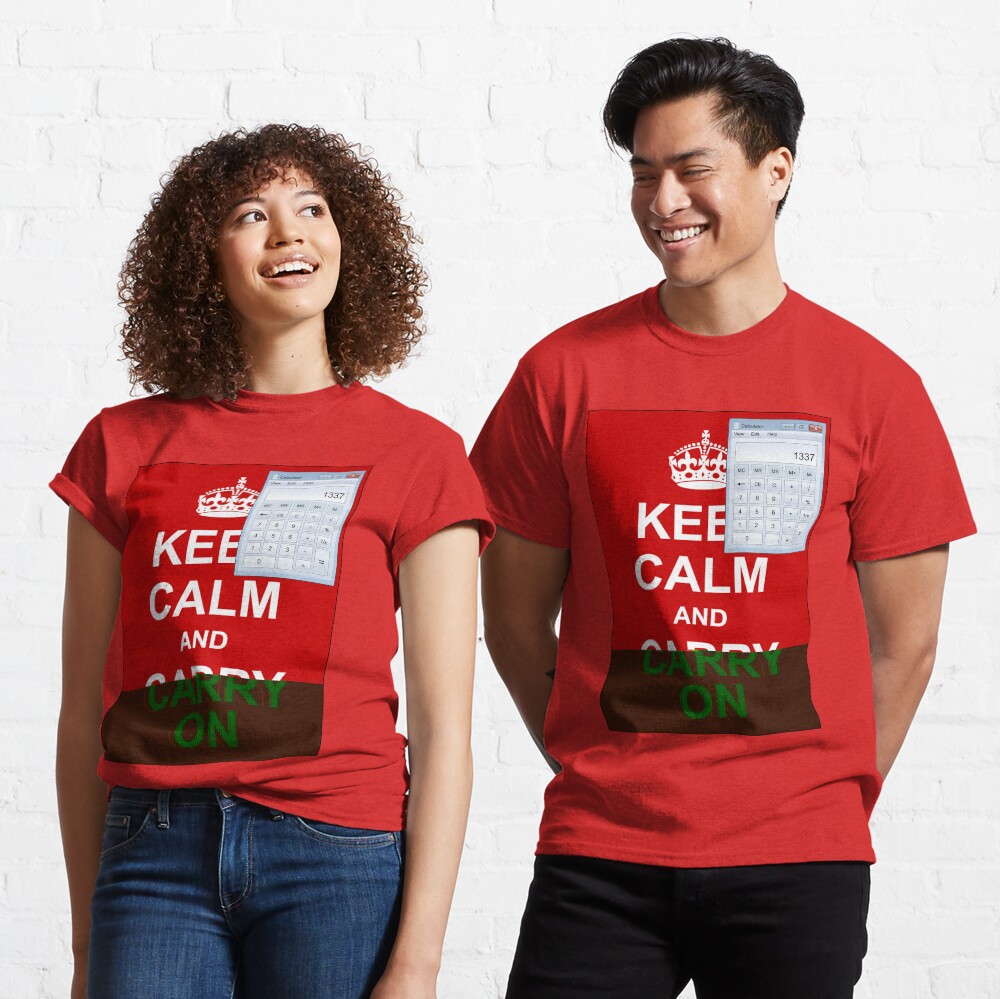 Keep calm and (real glitch) Classic T-Shirt