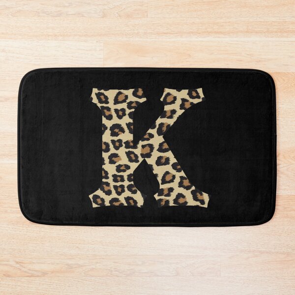 Item preview, Letter K Leopard Cheetah Monogram Initial designed and sold by SqueakyRicardo.