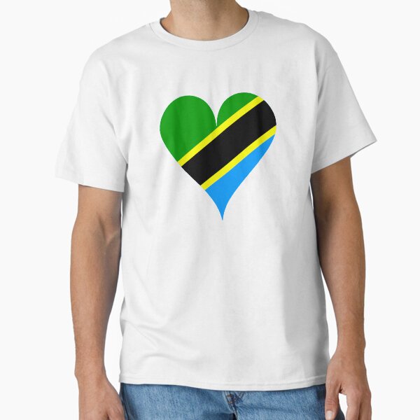 Item preview, Tanzania Flag Heart  designed and sold by Vanover Designs.