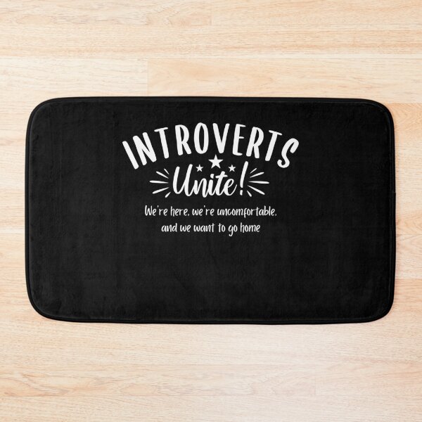 Item preview, Introvert Funny Humor Ladies Mens Birthday Gift Present Introverted Unite We Want to Go Home, FT325 designed and sold by MentDesigns.