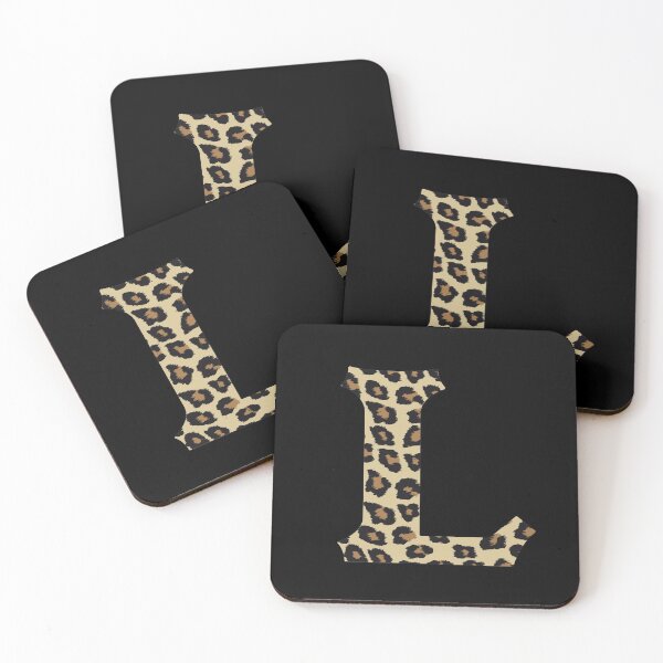 Item preview, Letter L Leopard Cheetah Monogram Initial designed and sold by SqueakyRicardo.