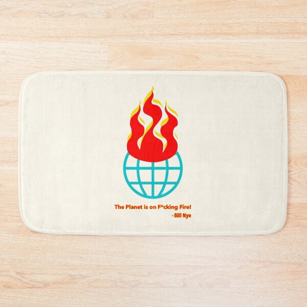 Item preview, The Planet is on F*cking Fire! red designed and sold by Thelittlelord.