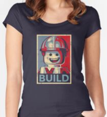 BUILD Women's Fitted Scoop T-Shirt