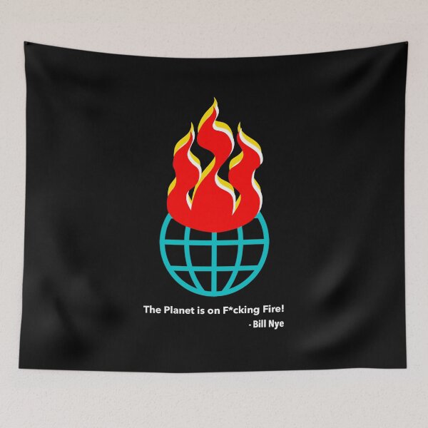 Item preview, The Planet is on F*cking Fire! designed and sold by Thelittlelord.