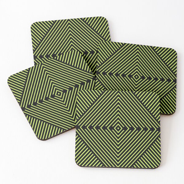 Item preview, Sweet Lime Geometric Line Pattern designed and sold by MartineMeeka.
