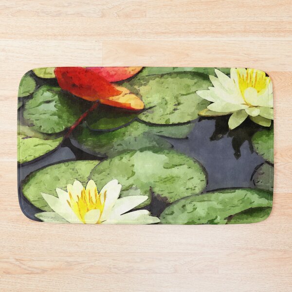 Item preview, Water Lily Pond in Autumn designed and sold by Susan Savad.