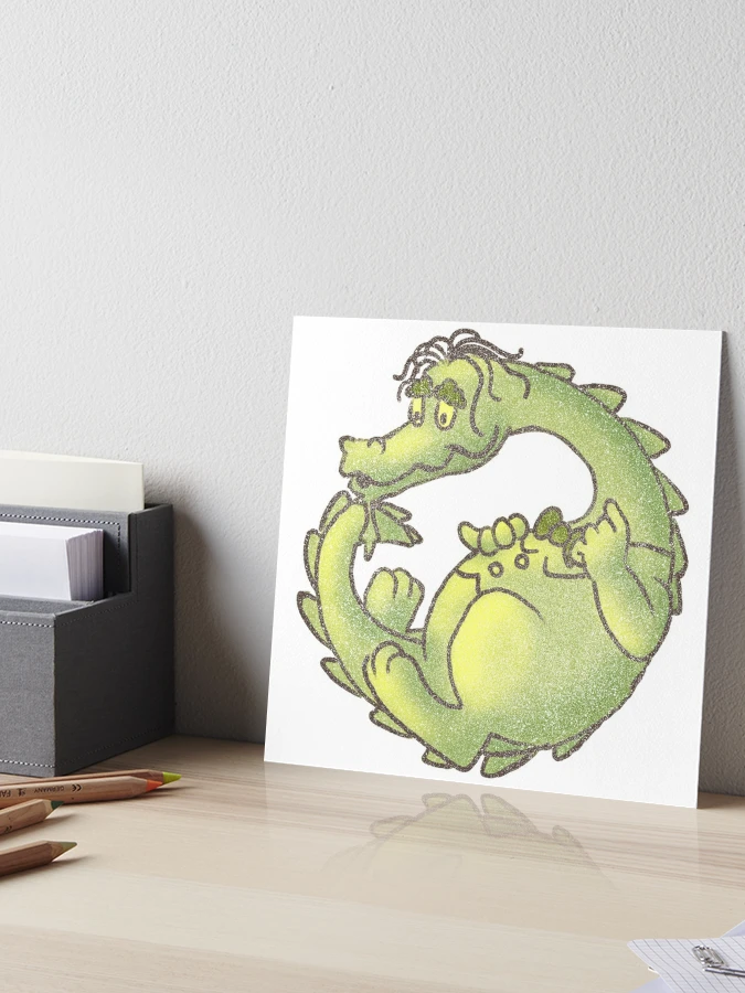 Classic Puff the Magic Dragon | Art Board Print