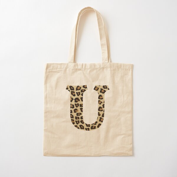 Leopard Monogram Tote Bag