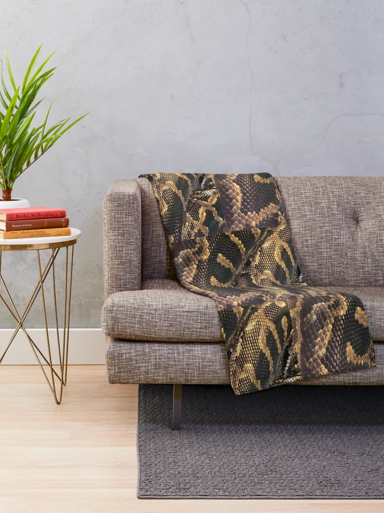 Thumbnail 2 of 6, Throw Blanket, Python designed and sold by Beau Gordon.