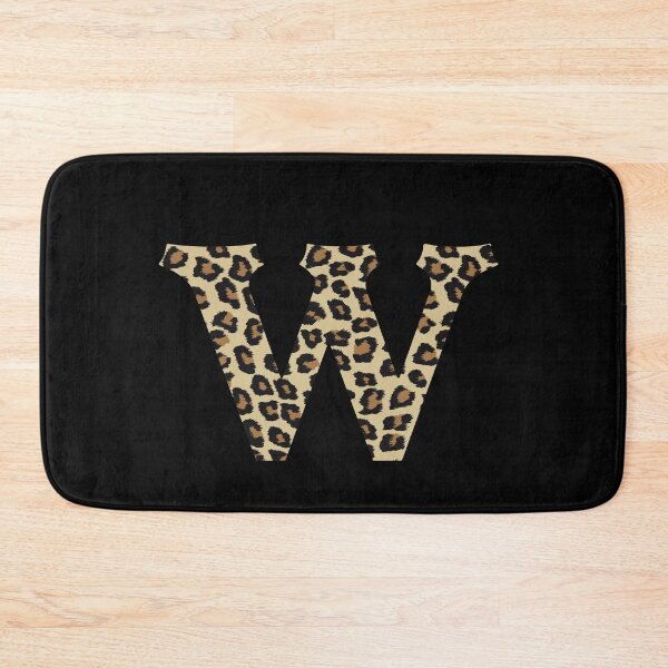 Item preview, Letter W Leopard Cheetah Monogram Initial designed and sold by SqueakyRicardo.